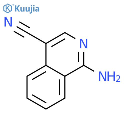 1-Aminoisoquinoline-4-carbonitrile structure
