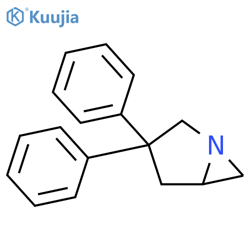 1-Azabicyclo[3.1.0]hexane, 3,3-diphenyl- structure