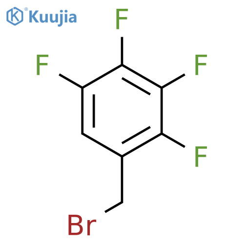 1-(bromomethyl)-2,3,4,5-tetrafluorobenzene structure