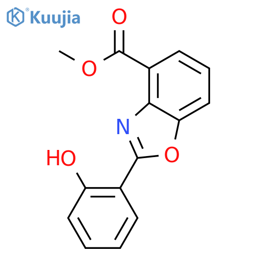 4-Benzoxazolecarboxylic acid, 2-(2-hydroxyphenyl)-, methyl ester structure