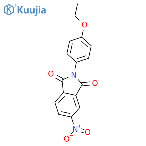 2-(4-ethoxyphenyl)-5-nitro-1H-isoindole-1,3(2H)-dione structure
