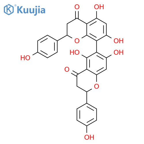 Rhusflavanone structure