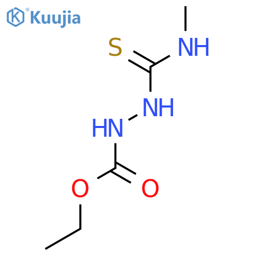 Hydrazinecarboxylic acid, 2-[(methylamino)thioxomethyl]-, ethyl ester structure