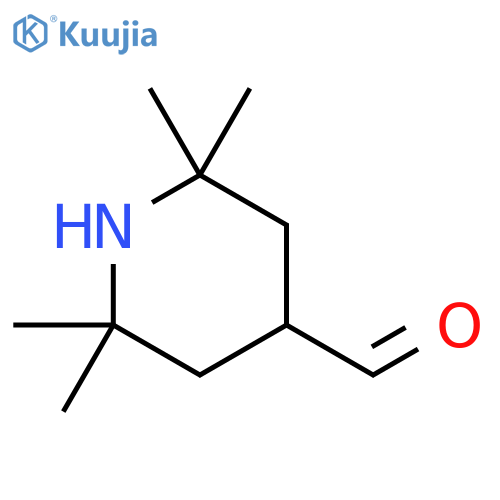 4-Piperidinecarboxaldehyde, 2,2,6,6-tetramethyl- structure