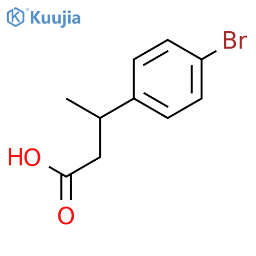 3-(4-bromophenyl)butanoic acid structure