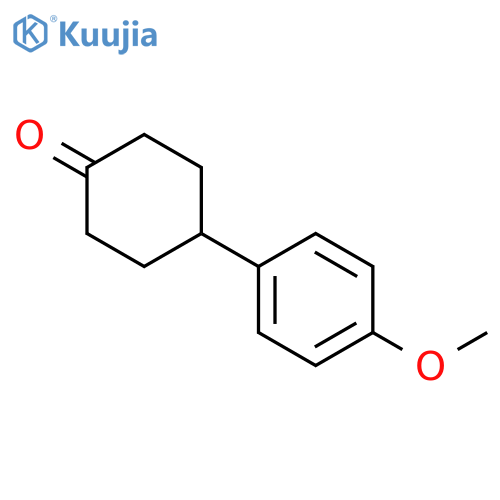 4-(4-methoxyphenyl)cyclohexan-1-one structure