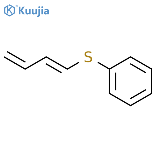 BENZENE, (1,3-BUTADIENYLTHIO)- structure