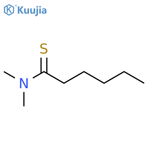 Hexanethioamide,  N,N-dimethyl- structure