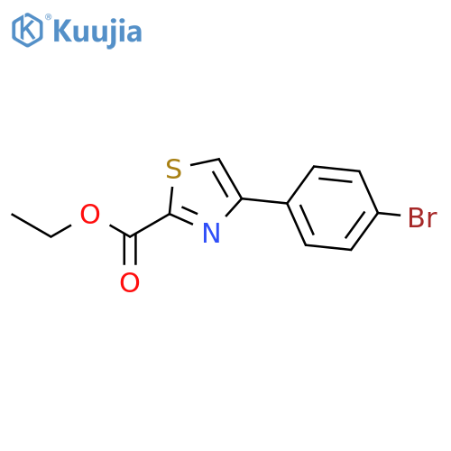 Ethyl 4-(4-bromophenyl)thiazole-2-carboxylate structure