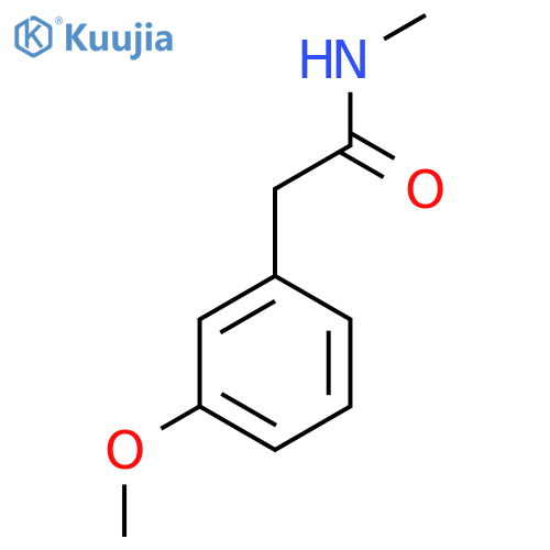 2-(3-methoxyphenyl)-N-methylacetamide structure