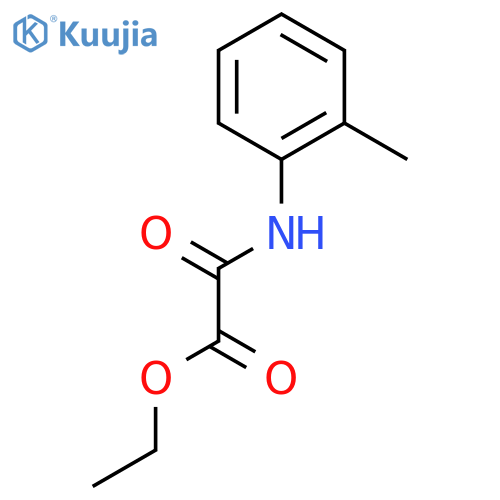 Ethyl (2-methylphenyl)amino(oxo)acetate structure