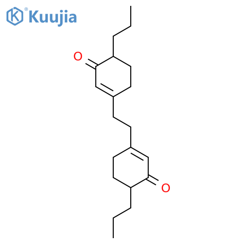 2-Cyclohexen-1-one, 3,3'-(1,2-ethanediyl)bis[6-propyl- structure