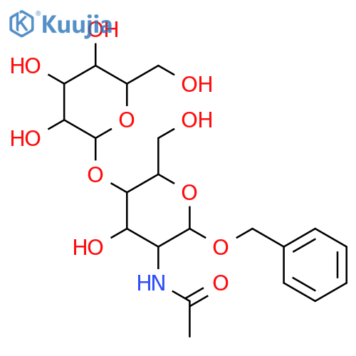 Benzyl 2-Acetamido-2-deoxy-4-O-(b-D-galactopyranosyl)-b-D-glucopyranoside structure