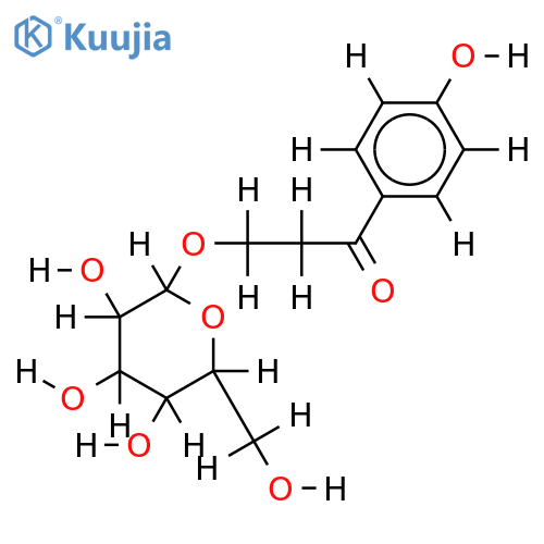 3-(4-Hydroxyphenyl)-3-oxopropyl-β-D-glucopyranoside structure