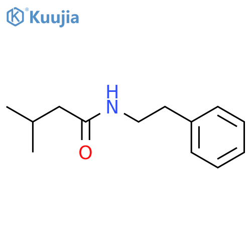 Butanamide, 3-methyl-N-(2-phenylethyl)- structure