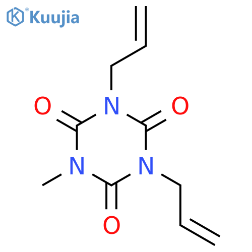 1,3,5-TRIAZINE-2,4,6(1H,3H,5H)-TRIONE, 1-METHYL-3,5-DI-2-PROPENYL- structure