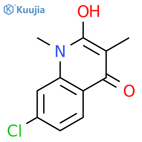 7-chloro-4-hydroxy-1,3-dimethylquinolin-2-one structure