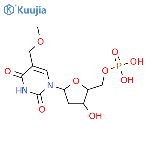 5'-Thymidylic acid, a-methoxy- (9CI) structure