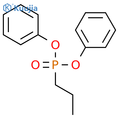 Phosphonic acid, propyl-, diphenyl ester structure