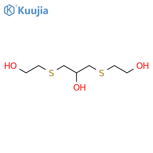 1,3-bis(2-hydroxyethylsulfanyl)propan-2-ol structure