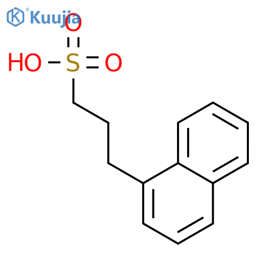 3-naphthalen-1-ylpropane-1-sulfonic Acid structure
