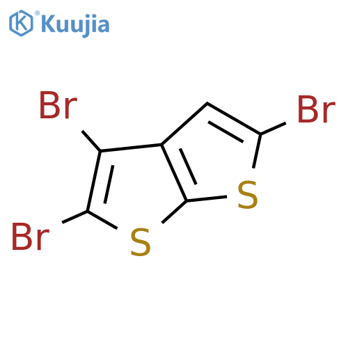 2,3,5-tribromothieno[2,3-b]thiophene structure