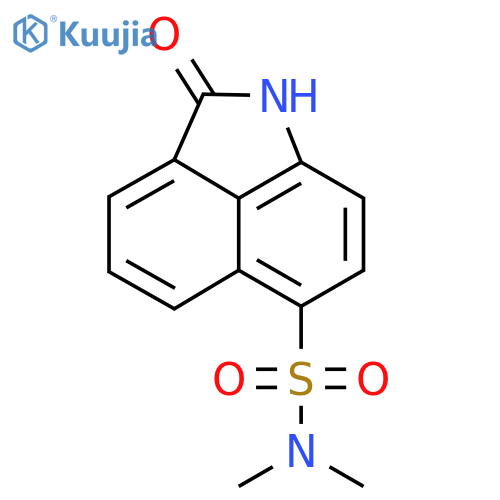 N,N-dimethyl-2-oxo-1,2-dihydrobenzo[cd]indole-6-sulfonamide structure