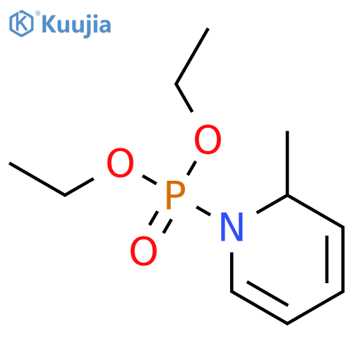 Phosphonic acid, (2-methyl-1(2H)-pyridinyl)-, diethyl ester structure