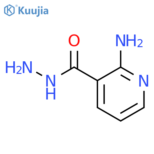 3-Pyridinecarboxylicacid, 2-amino-, hydrazide structure
