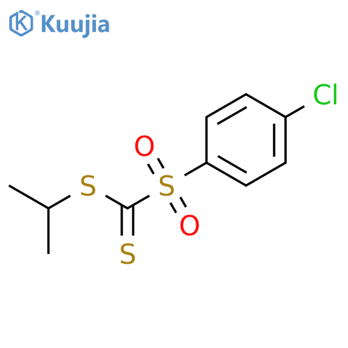 ([(4-chlorophenyl)sulfonyl](propan-2-ylsulfanyl)methanethione ) structure