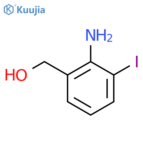 (2-Amino-3-iodophenyl)methanol structure