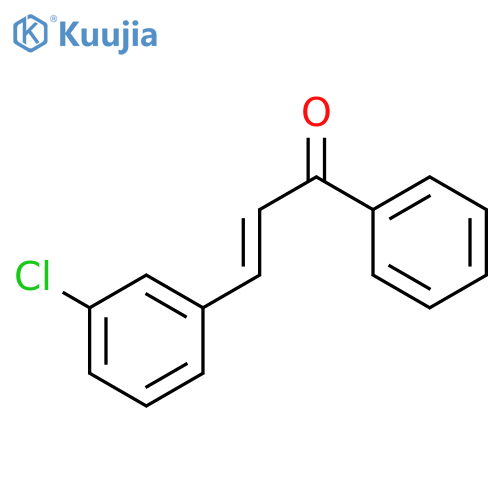 (e)-3-(3-chlorophenyl)-1-phenylprop-2-en-1-one structure