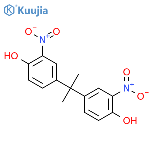 Phenol,4,4'-(1-methylethylidene)bis[2-nitro- structure