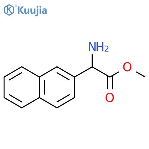 methyl 2-amino-2-(naphthalen-2-yl)acetate structure