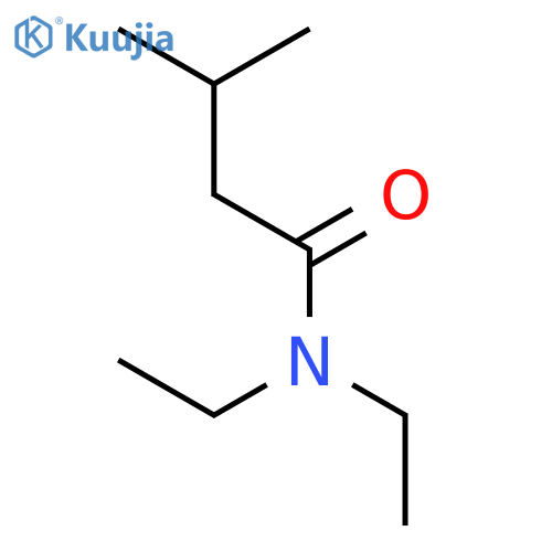 Butanamide,N,N-diethyl-3-methyl- structure