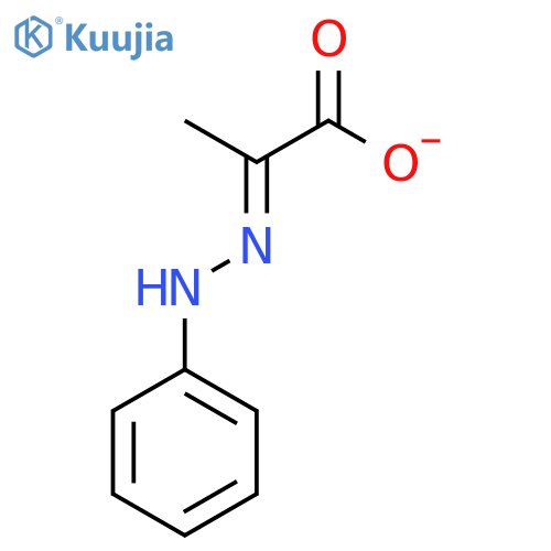 Pyruvate phenylhydrazone structure