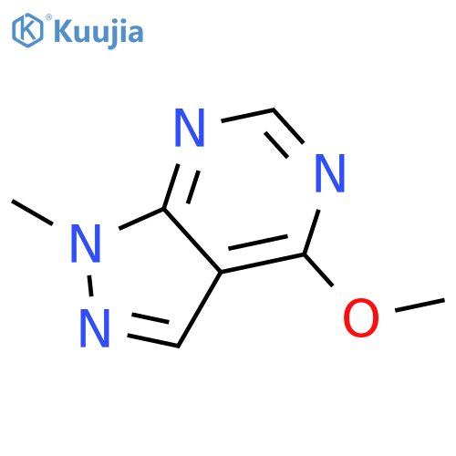 4-methoxy-1-methyl-1h-pyrazolo[3,4-d]pyrimidine structure