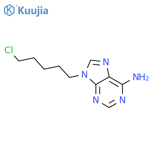 9H-Purin-6-amine,9-(5-chloropentyl)- structure