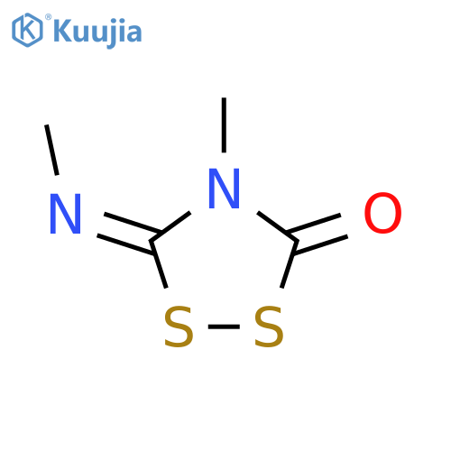 4-methyl-5-methylimino-1,2,4-dithiazolidin-3-one;hydrobromide structure