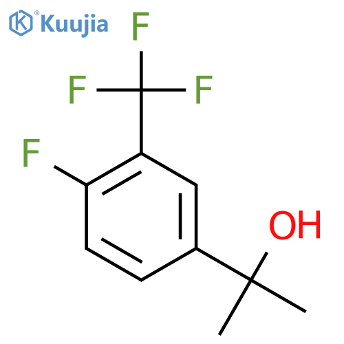 2-4-Fluoro-3-(trifluoromethyl)phenylpropan-2-ol structure