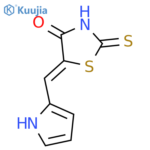 4-Thiazolidinone, 5-(1H-pyrrol-2-ylmethylene)-2-thioxo- structure