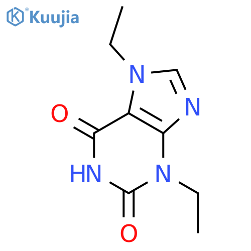 1H-Purine-2,6-dione,3,7-diethyl-3,7-dihydro- structure