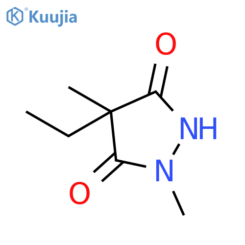 3,5-Pyrazolidinedione, 4-ethyl-1,4-dimethyl- structure