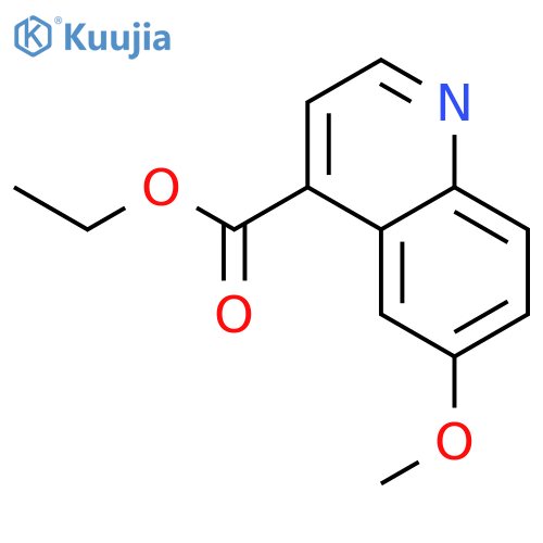 6-methoxy-4-quinolinecarboxylic Acid, Ethyl Ester structure