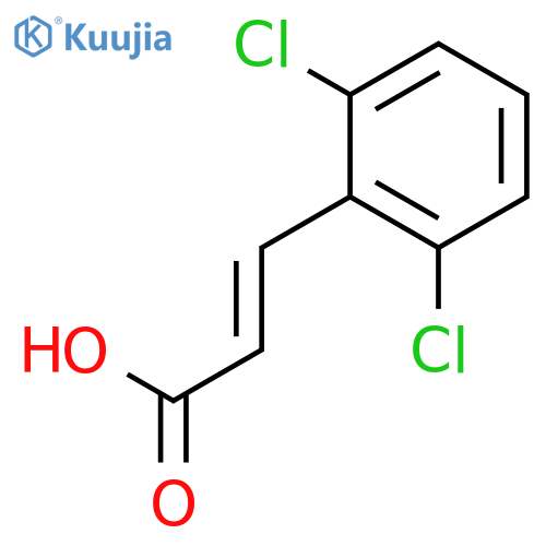2,6-Dichlorocinnamic acid structure