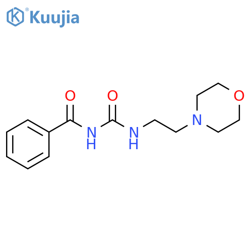 1-benzoyl-3-[2-(morpholin-4-yl)ethyl]urea structure