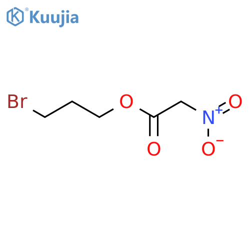 ACETIC ACID, NITRO-, 3-BROMOPROPYL ESTER structure