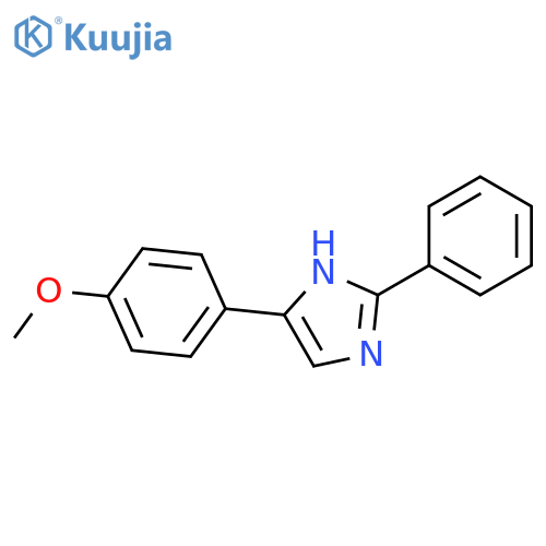 4-(4-methoxyphenyl)-2-phenyl-1h-imidazo structure