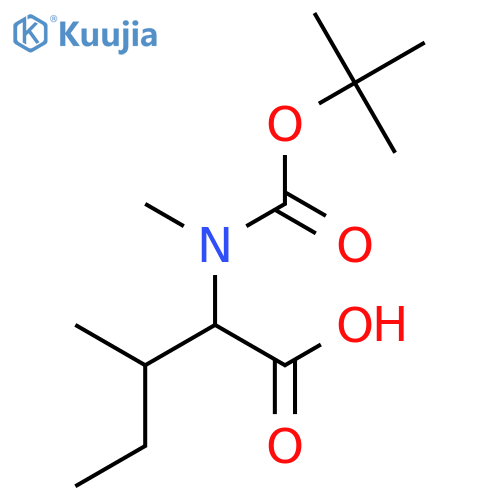 Boc-N-methyl-D-allo-isoleucine structure
