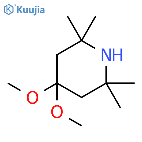 PIPERIDINE, 4,4-DIMETHOXY-2,2,6,6-TETRAMETHYL- structure